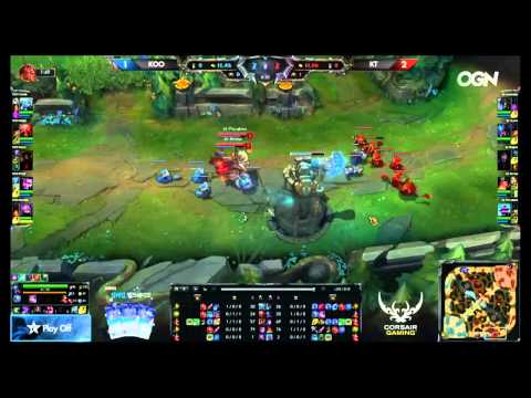 KOO vs. KT - Game 4 - Round 3 - LCK Summer Playoffs 2015
