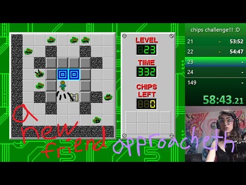 messing up repeatedly - chips challenge levels 21-25