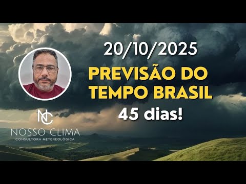 BRAZIL FORECAST 45 DAYS! (10/20/25)