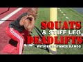 SQUATS & STIFF LEG DEADLIFTS with Resistance Bands