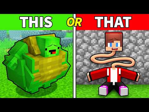 Mikey and JJ: Choose Battle in Minecraft (Maizen)