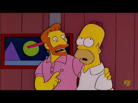 LOS SIMPSONS HOMERO HAMACAS HANK SCORPIO PUENTE 59