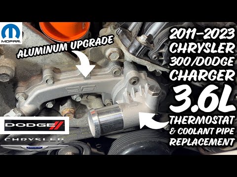 2011-2023 Chrysler 300/Dodge Charger Thermostat Housing & Coolant Pipe Upgrade & Coolant Replacement