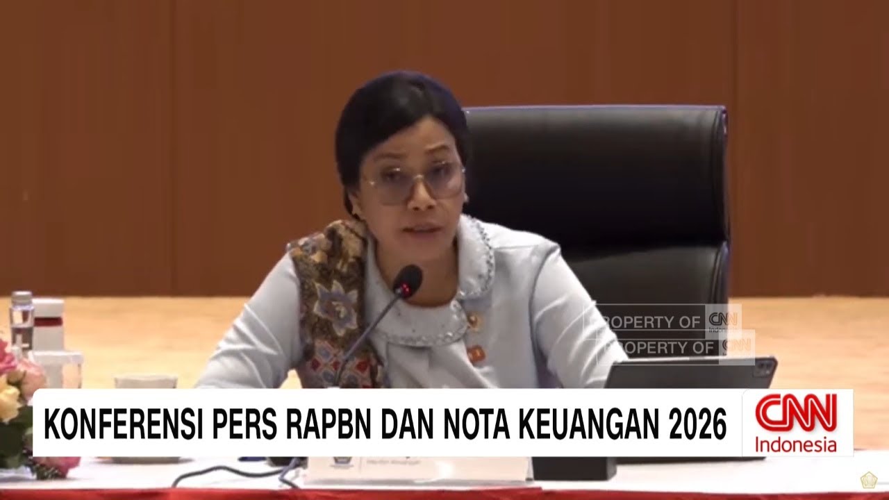 LIVE Konferensi Pers RAPBN dan Nota Keuangan 2026