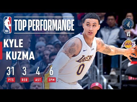 Kyle Kuzma Shows Out In First Christmas Game | Dec. 25, 2017
