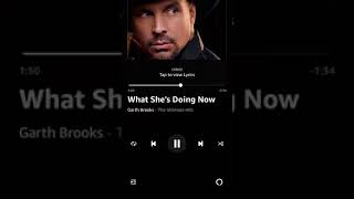 Garth Brooks   What She’s doing now NOT A COVER2