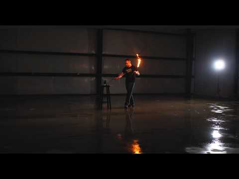 Brian Brushwood's Full Fire Eating Routine