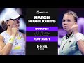 Iga Swiatek Vs Anett Kontaveit 2022 Doha Final WTA Match Highlights