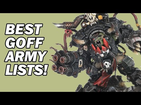 Ork Goffs Army Lists for 9th Edition