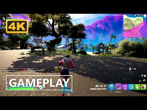 Fortnite Gameplay [4K] (No Commentary)