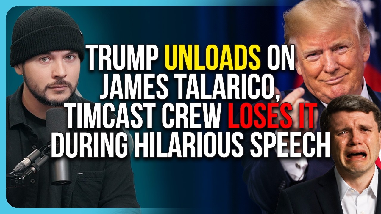 Trump UNLOADS On James Talarico, Timcast Crew LOSES IT During Hilarious Speech