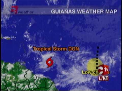Tropical Storm Don Forms In The Atlantic, No Threat To T&T