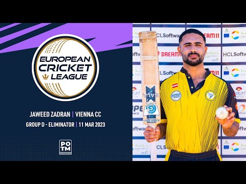 POTM: J.Zadran - VCC vs HT | European Cricket League 2023 | Group D, Day 3 | ECL23 | ECL23.053