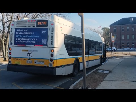 Riding MBTA route 62/76 outbound to Bedford VA via Hanscom Airport. (announcements only)