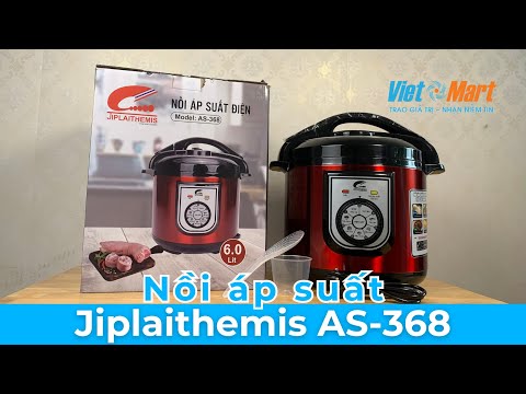 Cùng nấu ăn với chiếc Nồi áp suất điện Jiplaithemis AS–368.