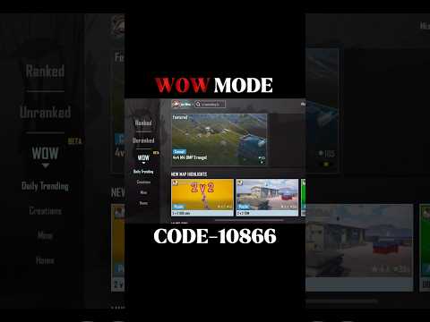 Latest Wow Mode Codes V I BGMI All NewBasic & Advance SETTINGS CONTROLS BGMIPubgMobile#bgmi #pubg
