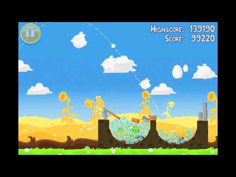Angry Birds Seasons Summer Pignic Level 29 Walkthrough 3 Star