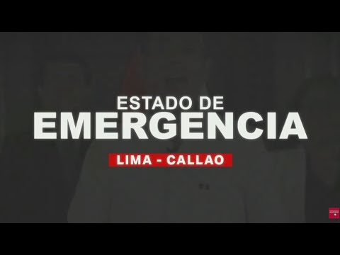"Estado de emergencia Lima - Callao": reporte hoy, jueves 27 de noviembre del 2025