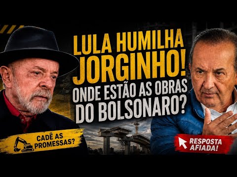 LULA PARTE PARA O ATAQUE E LANÇA DESAFIO A JORGINHO MELLO SOBRE BOLSONARO