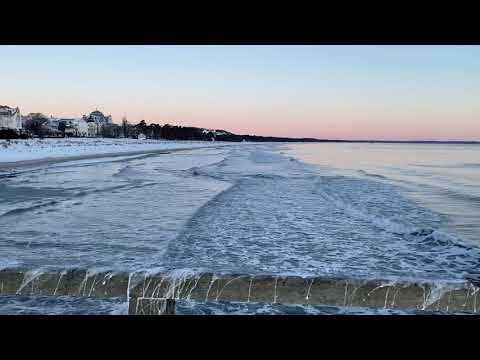 Sonnenaufgang Seebrücke Binz