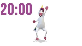 20 Minute Dancing Unicorn Timer#countdown#20minutetimer#unicorns#rainbow#edtech