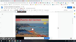 Embed YouTube Video in Google Docs
