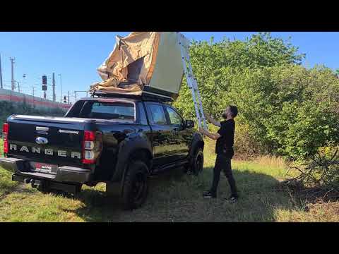 Horntools Dachzelt aufbauen-Ford Ranger Wildtrak 3,2