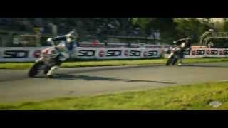 preview picture of video 'SuperMoto Series 2014 -HighLights Round #1 - Pomposa'