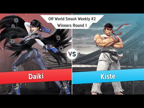 Off World Smash Weekly #2 - Daiki (Bayonetta) vs Kiste (Ryu) - Winners Round 1