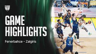 Fenerbahče - Žalgiris | Game Highlights | 2026.10.13