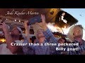 Fire-wire at the Stampede: the cowboys reactions... priceless!
