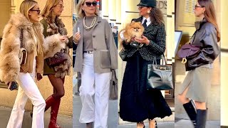 🇮🇹2026 OCTOBER MILAN STREET STYLE 🛍️LUXURY SHOPS BEHIND CLOSED WINDOWS #vanityfa