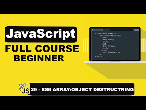 Javascript Es6 Mastering Array And Object Destructuring 29