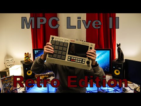 Unboxing and making a beat with the brand new MPC Live II Retro Edition with Mes