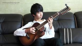 2ne1) Lonely   Sungha Jung (12 strings guitar   4capo Ver) Acoustic Tabs Guitar Pro 6
