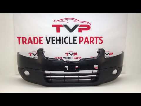 Fits Nissan Qashqai 2007-2010 Front Bumper Mat-Black W/O Washer Or Pdc Holes video