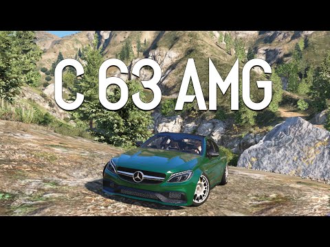 Stanced Mercedes-Benz C 63 AMG on GTA 5 | Ultra Graphics 1080p | RTX 2070 Super