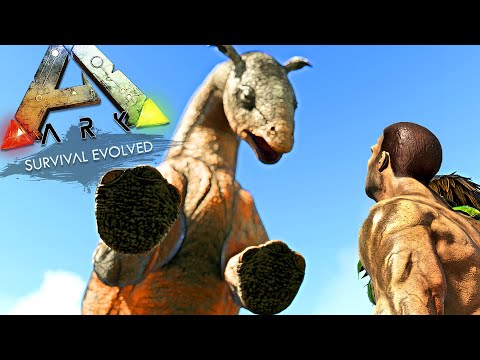 FAMÍLIA DE PARACERATÉRIOS INVASORES! CASA NA REDWOOD - ARK SURVIVAL EVOLVED