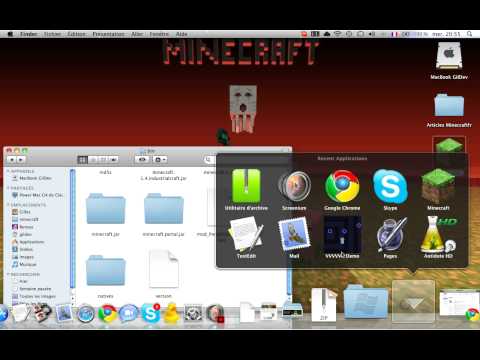 comment poser objet minecraft mac