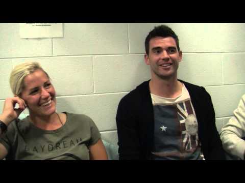 Greg James, Graeme Swann and Jimmy Anderson - Not Just Cricket (Behind The Scenes)