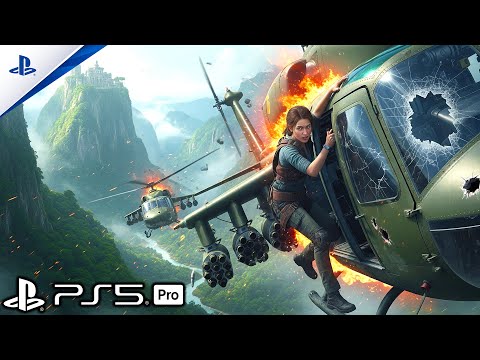(PS5) A Helicopter To Stop - Uncharted™ The Lost Legacy | Realistic Immersive Gameplay [4K60FPSHDR]