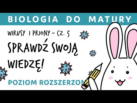Sprawdź swoją wiedzę z działu wirusy i priony - quiz, test, sprawdzian koniec działu - biologia