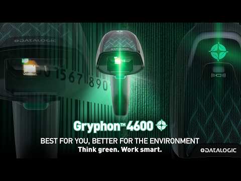 Datalogic Gryphon™ 4600 | Best for you, better for the environment. Think green. Work Smart.