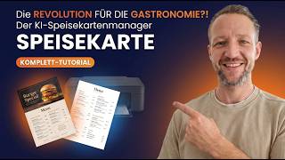 Der KI Speisekartenmanager -Druckfertige Speisekarte in Sekunden: So e