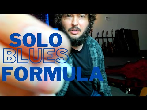 Fun and Easy Formula to play Solo Blues by Yourself with Tabs