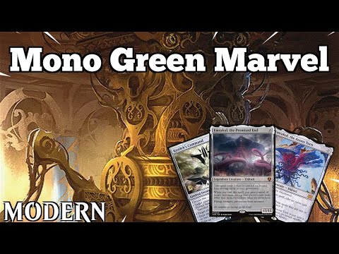 Aetherworks Marvel, Finally Modern Playable?! | Mono Green Marvel | Modern | MTGO