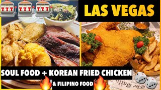3 VEGAS EATS, SOUL FOOD, Korean Fried Chicken + Filipino Eats 🔥  #vegasfood #vegas #lasvegas