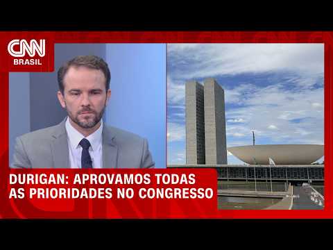 Aprovamos todas as prioridades no Congresso, diz Durigan à CNN | CNN 360°