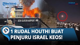 Kacau! Bandara Terbesar Israel Dibobol Rudal Zulfiqar Houthi hingga Bolong, Semua Penjuru Diserang!