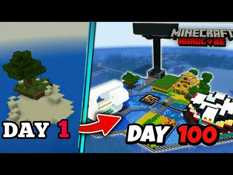 xTesla Gamer - minecraft 100 days | minecraft 100 days modded | minecraft 100 days survival island | Minecraft |